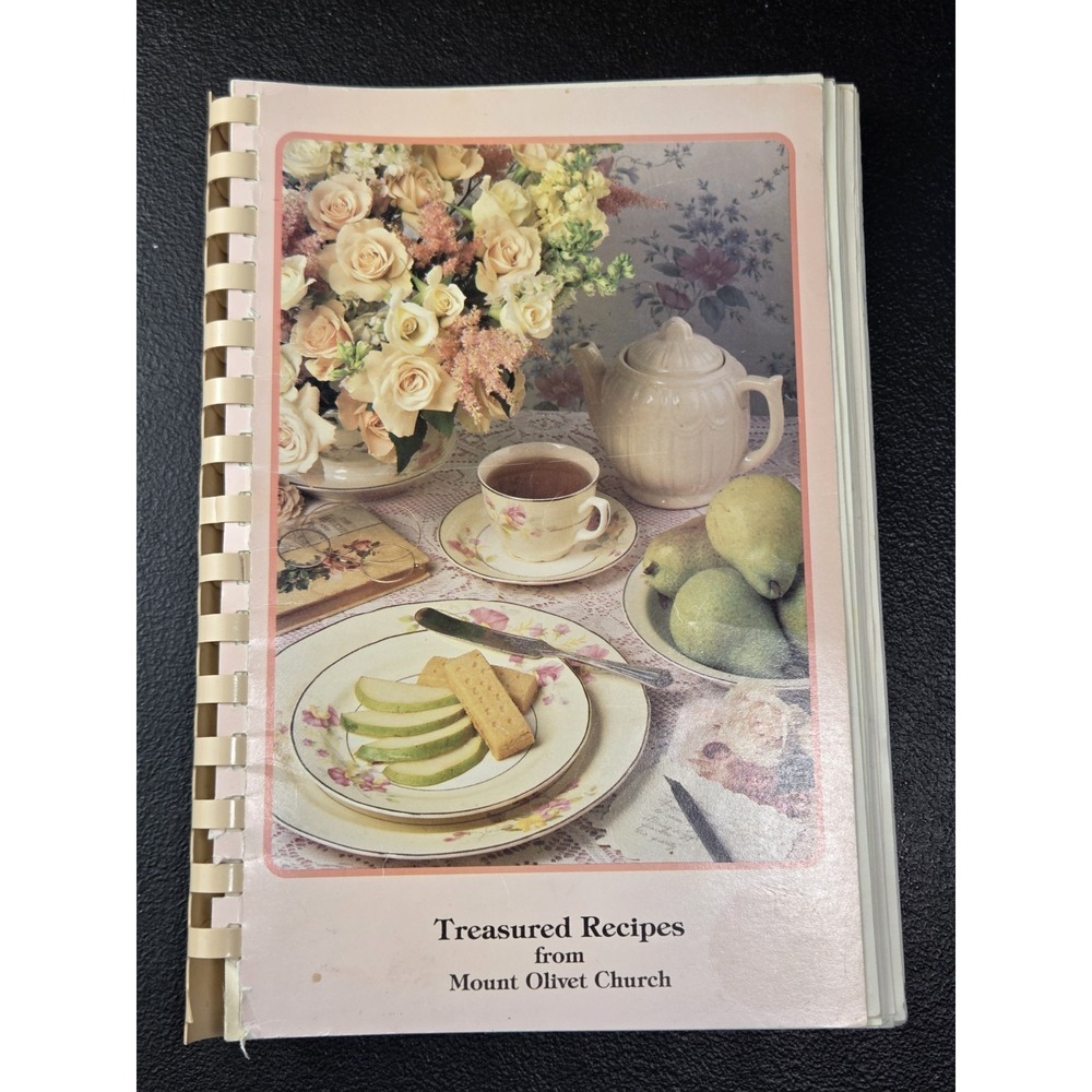 Mount Olivet Church Cookbook 1992 Seaford, Delaware Spiral Recipe Book Cook Book